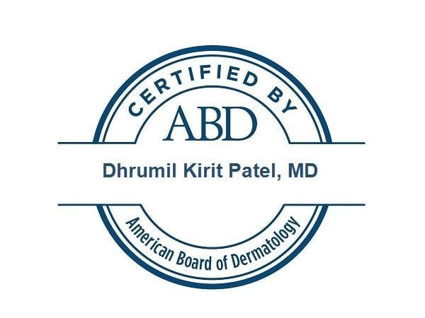 American Board of Dermatology certification badge